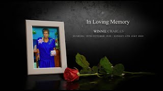 The Funeral Service of WINNIE CHARLES [upl. by Atiluj]