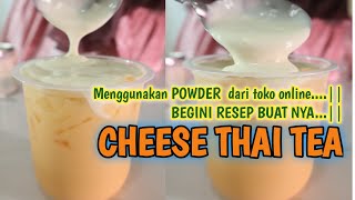 THAI TEA CREAM CHEESE dengan resep mudah dan murah [upl. by Eceinal84]