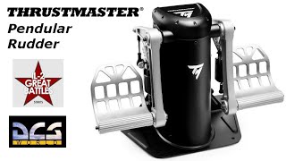 Palonnier TPR de Thrustmaster  Je teste sur IL2 Sturmovik et DCS World [upl. by Bibeau]