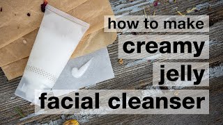 How to Make DIY Creamy Jelly Facial Cleanser  Humblebee amp Me [upl. by Ylrehc]