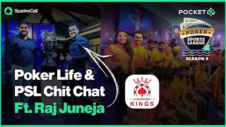 Poker Podcast with Team Owner  Lucknow Kings  Pocket52  Poker Sports League  Season  6 [upl. by Ahsirtap411]