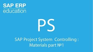 SAP Project System Controlling  Materials part №1 [upl. by Ecirtnuahs]