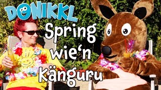 ♫ Kinderlied ♫ Spring wien Känguru ♫ DONIKKL Kinderlieder ♫ Singen Tanzen Bewegen [upl. by Elisabet]