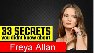 33 Surprising Facts About Freya Allan [upl. by Naujet]