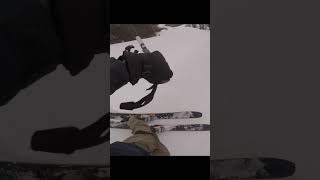 snow lip slomo skiing viral shorts vail colorado [upl. by Adniuqal567]