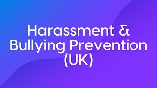 Assess amp Learn UK Harassment and Bullying Prevention Course Trailer [upl. by Melissa173]