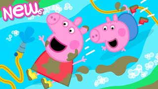 Peppa Pig Tales 💦 Soapy SLIP N SLIDE Fun 🫧 BRAND NEW Peppa Pig Episodes [upl. by Dewie]