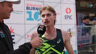 Sam Clifford  Burnie 10 2024 post race interview [upl. by Oad]