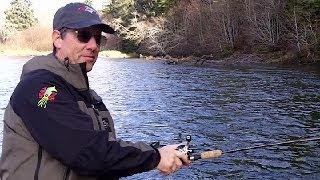 Coho Fishing on the Quinault River with John Bryson Jr and Tom Stienstra [upl. by Aiciram]