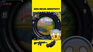 Zero recoil sensitivity code 🔥 no recoil sensitivity shorts shortvideo zerorecoil pubg bgmi [upl. by Themis]