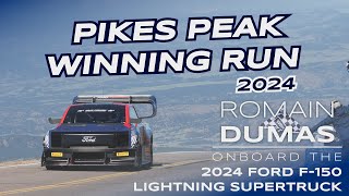 Romain Dumas Becomes the PPIHC 2024 King of the Mountain  PIKES PEAK WINNING Race Day Onboard [upl. by Thetisa]