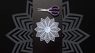 Paper Cutting Design  Part 56  shorts youtubeshorts paperart papercraft [upl. by Ayadahs]