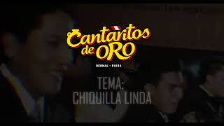 CHIQUILLA VIDEO LYRIC  CANTARITOS DE ORO [upl. by Anaoj]