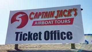 Captain Jacks Airboat Tours Everglades Florida  Review  Interview  Exclusive HD Video [upl. by Niletak]