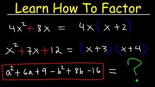 Factoring Trinomials amp Polynomials Basic Introduction  Algebra [upl. by Moguel]