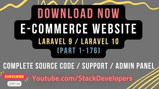 Download Laravel Ecommerce Project  Get Complete Ecommerce Website Source Code in Laravel 10 [upl. by Nimoynib546]