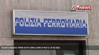 TASSISTA ABUSIVO FERMO AUTO E 15MILA EURO DI MULTA  31102024 [upl. by Cathee]