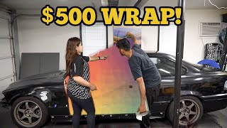 OUR FIRST TIME WRAPPING A CARthis is how it went Part 1 Prep Learning NEW PARTS [upl. by Belda972]