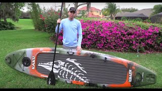 Kaku Kahuna Paddle Board Review SUP Fishing [upl. by Akimahs]