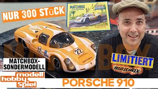 Weltpremiere  Matchbox Sondermodell Porsche 910 vom Designer Abraham Lugo  Limitiert auf 300 Stück [upl. by Aklim]