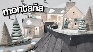 CONSTRUÍ UNA CASA EN LA MONTAÑA EN BLOXBURG [upl. by Nnyleve]