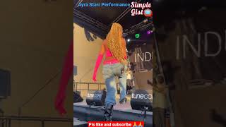 Ayra Starr Performed At HypeFestival Germany [upl. by Annaya]