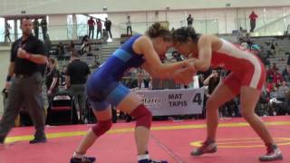 2017 Guelph Open FW48kg Augusta Eve Impact vs Natassya Lu Guelph [upl. by Atteugram]