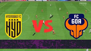 🔴 Hyderabad FC vs FC Goa LIVE  ISL 2024  FIFA 23 Live Score Update [upl. by Granger252]