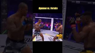 NGANNOU vs FERREIRA ⚡️ KO Highlights ngannou ferreira ngannouvsferreira shorts [upl. by Ocsicnarf]