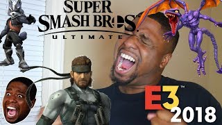 How SMASH players REACTED to Super Smash Bros Ultimate Reveal at E3 2018 [upl. by Eon]