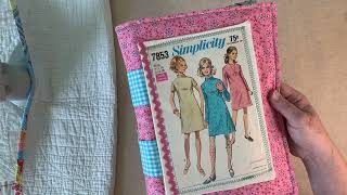 Large Retro Pattern Softcover Journal [upl. by Neils]