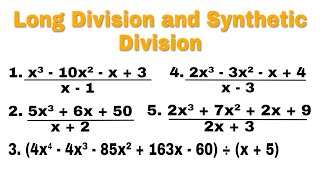 Dividing Polynomials using Long Division and Synthetic Division  TAGALOG [upl. by Enomas646]