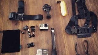 Das perfekte Zubehör für die GoPro Hero4 Black  Luxebell® 8 in1 für Gopro Zubehör Set Kit [upl. by Reisinger]