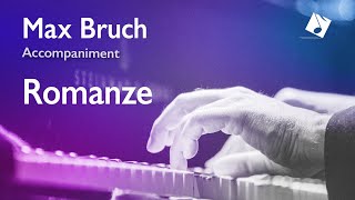 MBruch  ROMANZE for viola op85 piano accompaniment [upl. by Crellen]