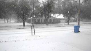 It snowing in Dermott AR [upl. by Helsie]