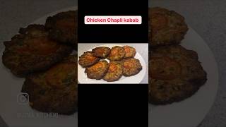 Chicken Chapli kabab recipe by Uzmaâ€™s kitchen chickenchaplikabab [upl. by Scribner]