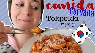 COMIDA COREANA  RECETA FACIL TOPOKKI  CURIOSIDADES [upl. by Wie770]