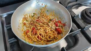 Spaghetti con le sarde e pomodorini di Pachino [upl. by Lalad]