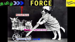 Force in Tamil  Physics  Science summary [upl. by Yelyk]