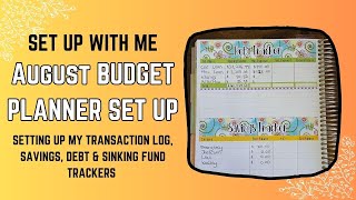 August 2024 Budget Planner Set Up  Australian Cash Budget  Erin Condren Planner [upl. by Llertnahs996]