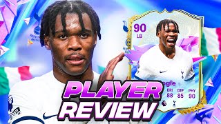 90 FUTURE STARS EVOLUTION UDOGIE SBC PLAYER REVIEW  FC 24 Ultimate Team [upl. by Ezirtaeb]