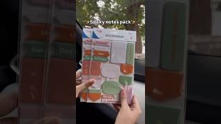 Unique Sticky Notes Pack😍shorts stationery schoolsupplies officesupplies trending [upl. by Tomlin]