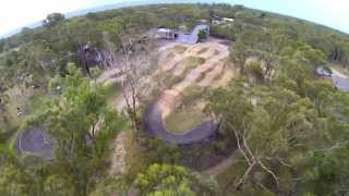 Luke Madills Backyard BMX track [upl. by Neerroc]