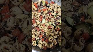 Tortellini Pasta Salad 🥗 [upl. by Asiruam]