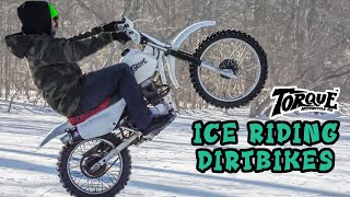 Riding Motorcycles On Ice [upl. by Izmar451]