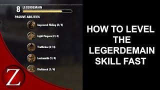 How to power level the Legerdemain Skills in The Elder Scrolls Online [upl. by Lasyrc]