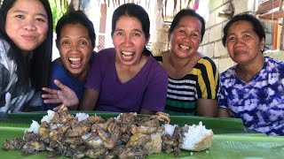 MUKBANG ADOBONG NATIVE NA MANOK [upl. by Alicsirp]