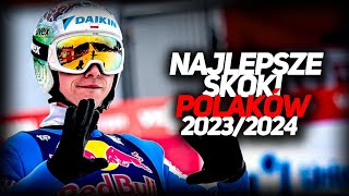 Najlepsze skoki Polaków w sezonie 20232024 [upl. by Atinoj]