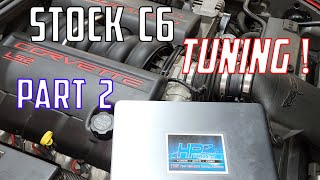 Stock C5 amp C6 Corvette Tuning Pt 2 with HP Tuners HOWTO amp is it Worth it [upl. by Sivrep]