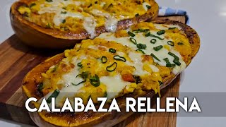 CALABAZAS RELLENAS RECETA DELICIOSA Y FACIL [upl. by Venetis16]